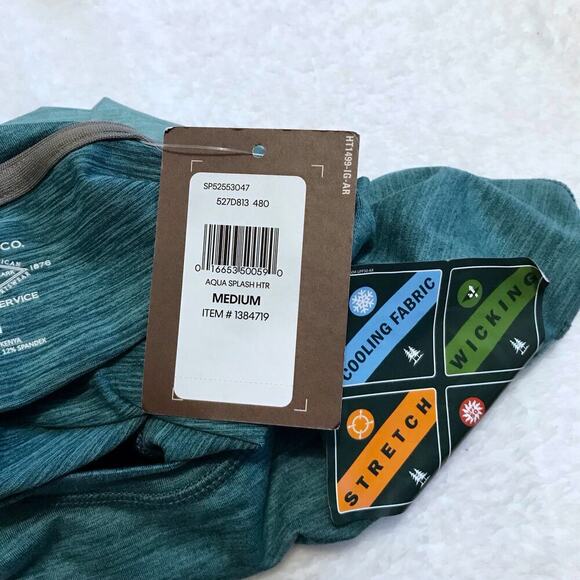 G.H. Bass NWT Green Performance Shirt Men M - Picture 8 of 9